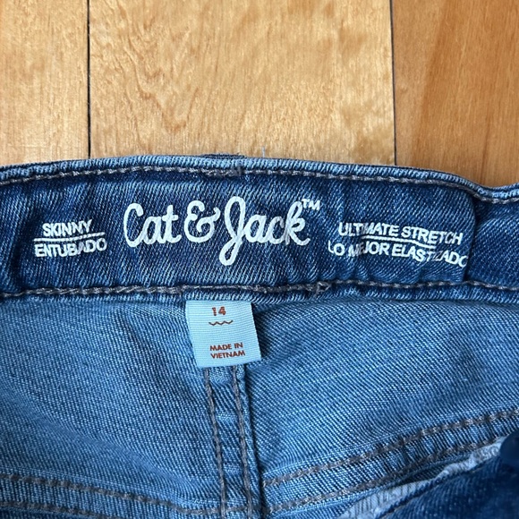 Girls (14) Cat and Jack Simple Stretch Skinny Jean - Picture 3 of 3